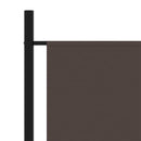 vidaXL barna 3 paneles paraván 260 x 180 cm