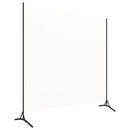 vidaXL fehér 1 paneles szövet paraván 175 x 180 cm