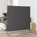 vidaXL antracitszürke 1 paneles szövet paraván 175 x 180 cm