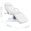vidaXL fehér masszázsasztal 180 x 62 x (86,5-118) cm