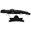 vidaXL fekete masszázsasztal 180 x 62 x (86,5-118) cm