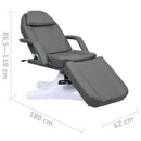 vidaXL szürke masszázsasztal 180 x 62 x (86,5-118) cm