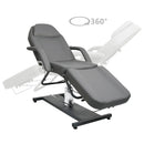 vidaXL szürke masszázsasztal 180 x 62 x (87-112) cm