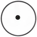 vidaXL kerek fekete ipari függőlámpa 25 W 40 cm E27