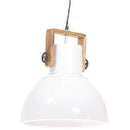 vidaXL kerek fehér ipari függőlámpa 25 W 40 cm E27