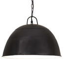 vidaXL kerek fekete ipari vintage függőlámpa 25 W 41 cm E27