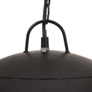 vidaXL kerek fekete ipari vintage függőlámpa 25 W 41 cm E27