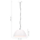 vidaXL kerek fehér ipari vintage függőlámpa 25 W 41 cm E27