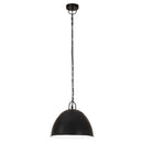 vidaXL kerek fekete ipari vintage függőlámpa 25 W 31 cm E27