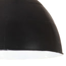 vidaXL kerek fekete ipari vintage függőlámpa 25 W 31 cm E27