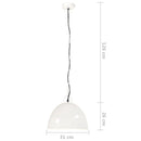 vidaXL kerek fehér ipari vintage függőlámpa 25 W 31 cm E27