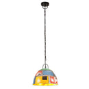 vidaXL kerek többszínű vintage ipari függőlámpa 25 W 31 cm E27