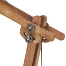 vidaXL sárgaréz tömör mangófa állólámpa E27