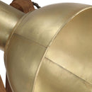 vidaXL sárgaréz tömör mangófa állólámpa E27