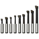 vidaXL 9 db fúratvágó fa talppal 12 mm