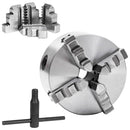 vidaXL 4 szorítópofás önközpontosító acél esztergatokmány 125 mm