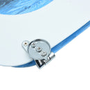 vidaXL pingvinmintás MDF WC-ülőke fedéllel