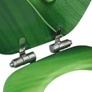 vidaXL zöld vízcseppmintás MDF WC-ülőke lassan csukódó fedéllel