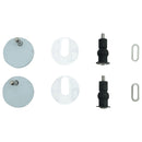 vidaXL mélytengeri mintás MDF WC-ülőke lassan csukódó fedéllel