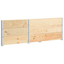 vidaXL 3 db tömör fenyőfa magaságyás 50 x 100 cm