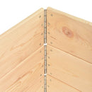 vidaXL 3 db tömör fenyőfa magaságyás 50 x 100 cm