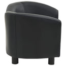 vidaXL fekete műbőr kutyakanapé 67 x 41 x 39 cm