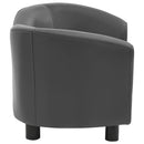 vidaXL szürke műbőr kutyakanapé 67 x 41 x 39 cm