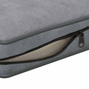 vidaXL szürke plüss kutyakanapé 72 x 45 x 30 cm