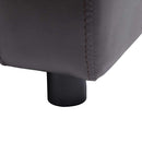 vidaXL barna műbőr kutyakanapé 80 x 50 x 40 cm