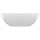 vidaXL ovális matt fehér kerámia luxus mosdókagyló 40 x 33 cm