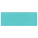 vidaXL négyszög alakú matt világoszöld kerámia mosdókagyló túlfolyóval 41 x 41 cm