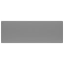 vidaXL négyszög alakú matt világosszürke kerámia mosdókagyló túlfolyóval 41 x 41 cm