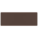 vidaXL négyszög alakú matt sötétbarna kerámia mosdókagyló túlfolyóval 41 x 41 cm