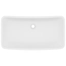vidaXL matt fehér kerámia luxus mosdókagyló 71 x 38 cm