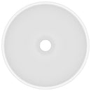 vidaXL kerek matt fehér kerámia luxus mosdókagyló 32,5 x 14 cm