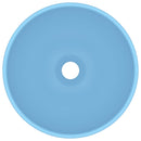 vidaXL kerek matt világoskék kerámia luxus mosdókagyló 32,5 x 14 cm