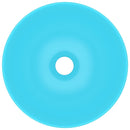 vidaXL kerek matt világoszöld kerámia mosdókagyló