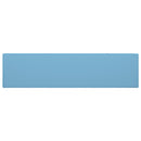 vidaXL világoskék kerámia mosdókagyló túlfolyóval