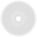 vidaXL kerek matt fehér kerámia luxus mosdókagyló 40 x 15 cm