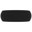 vidaXL kerek matt fekete kerámia luxus mosdókagyló 40 x 15 cm