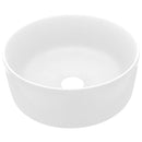 vidaXL kerek matt fehér kerámia luxus mosdókagyló 40 x 15 cm