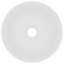 vidaXL kerek matt fehér kerámia luxus mosdókagyló 40 x 15 cm