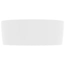 vidaXL kerek matt fehér kerámia luxus mosdókagyló 40 x 15 cm