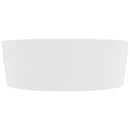 vidaXL matt fehér luxus kerámia mosdókagyló túlfolyóval 36 x 13  cm