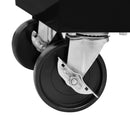 vidaXL 7 fiókos fekete szerszámos kocsi