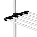 vidaXL alumínium teleszkópos szekrényrendszer polcokkal