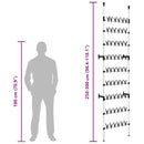 vidaXL alumínium teleszkópos cipőtartó rudakkal