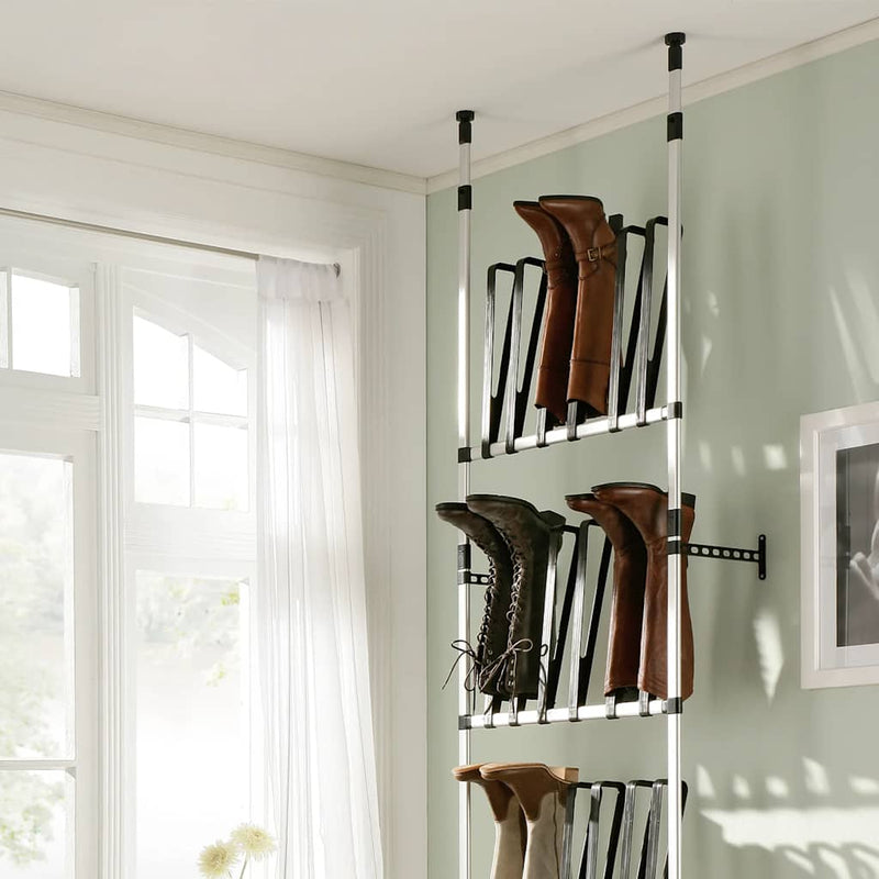 vidaXL alumínium teleszkópos csizmatartó rudakkal