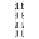 vidaXL alumínium teleszkópos csizmatartó rudakkal