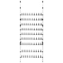 vidaXL alumínium teleszkópos cipőtartó rudakkal